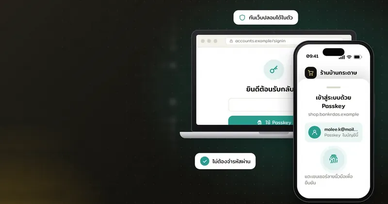 Passkey คืออะไร เข้าสู่ระบบโดยไม่ใช้รหัสผ่าน และตั้งค่าอย่างไร