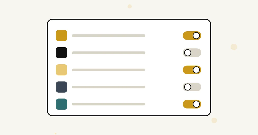 ภาพประกอบหน้าจอตั้งค่าเครือข่ายที่มีสวิตช์เปิดปิดและตัวเลือกย่านความถี่