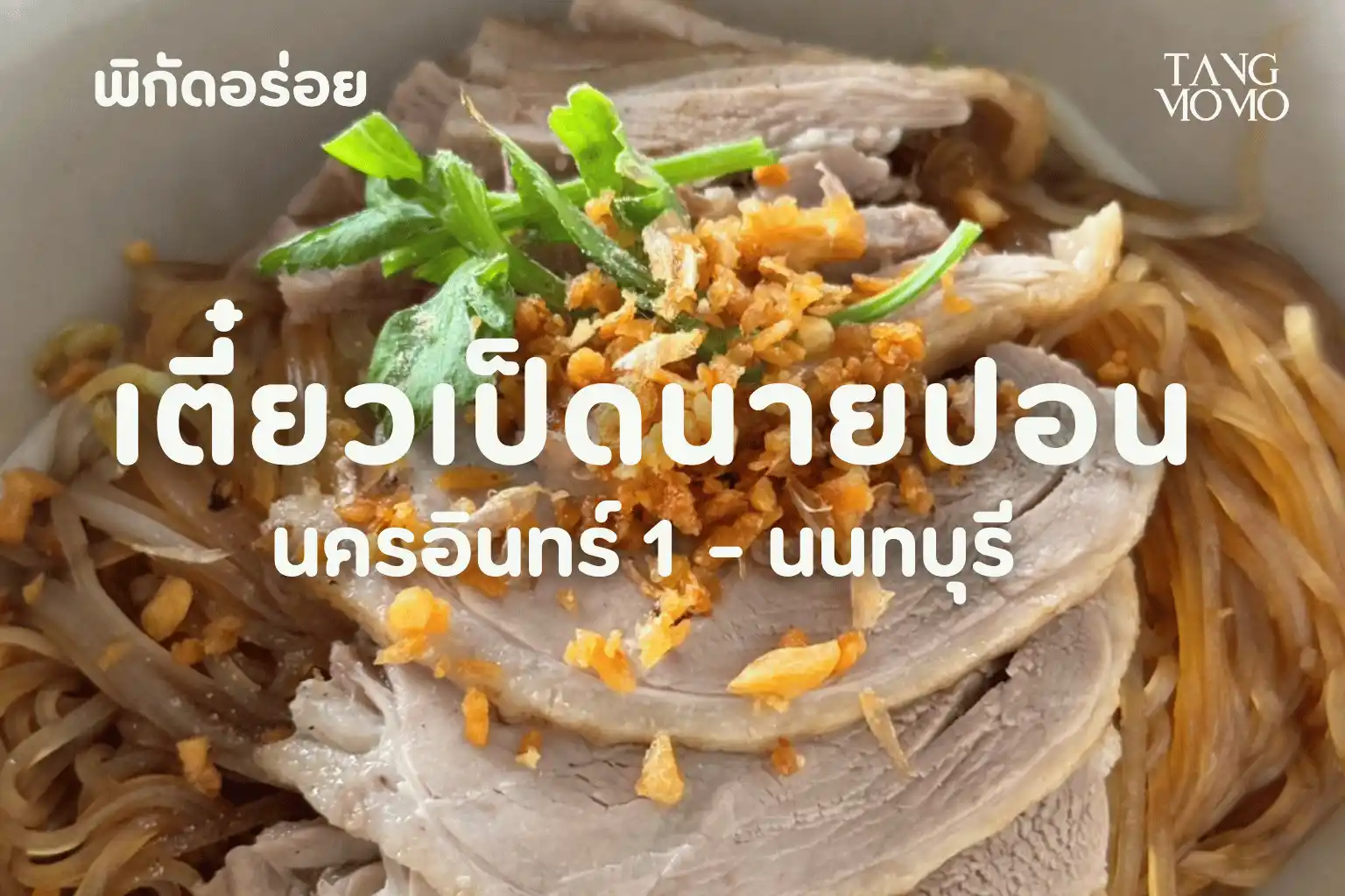 เตี๋ยวเป็ดนายปอน นครอินทร์ 1 | นนทบุรี